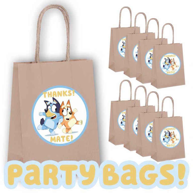 Bluey Party Favours - Gifts - Party Shop Direct Australia
